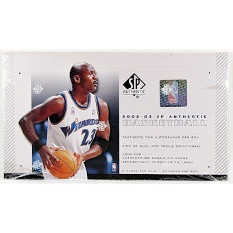 2002/03 Upper Deck SP Authentic Basketball Hobby Box