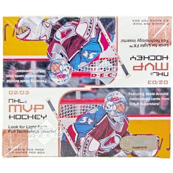 2002/03 Upper Deck MVP Hockey Retail Box