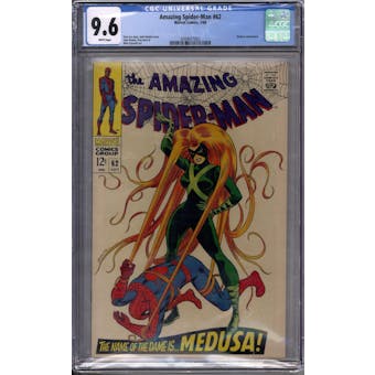 Amazing Spider-Man #62 CGC 9.6 (W) *0204037002*