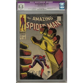 Amazing Spider-Man #67 CGC 8.5 Apparent Slight (P) Restoration *0211914001*