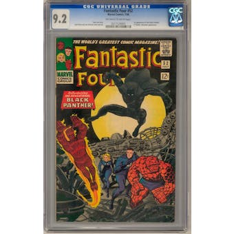 Fantastic Four #52 CGC 9.2 (OW-W) *0217129003*