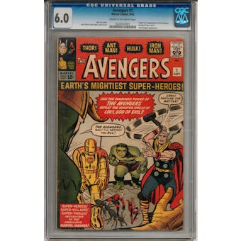 Avengers #1 CGC 6.0 (C-OW) *0220553001*