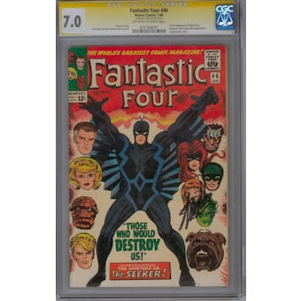 Fantastic Four #46 CGC 7.0 (OW-W) Stan Lee Signature Series *0231666001*
