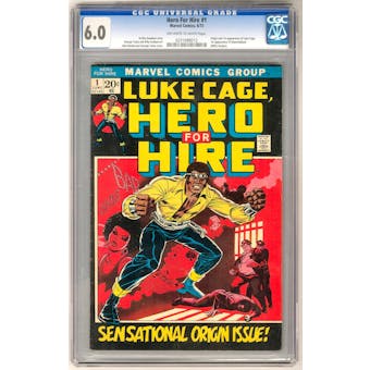 Hero For Hire #1 CGC 6.0 (OW-W) *0231688012*