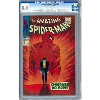 Amazing Spider-Man #50 CGC 8.0 (OW) *0235332003*