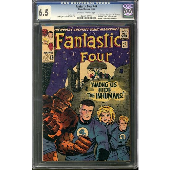 Fantastic Four #45 CGC 6.5 (OW-W) *0237548004*