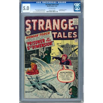 Strange Tales #103 CGC 5.0 (OW) *0242274009*