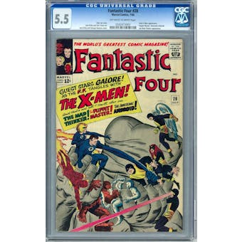 Fantastic Four #28 CGC 5.5 (OW-W) *0242473003*