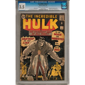 Incredible Hulk #1 CGC 3.5 (C-OW) *0244145001*