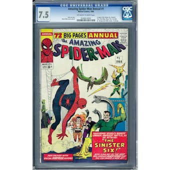 Amazing Spider-Man Annual #1 CGC 7.5 (OW-W) *0246614002*