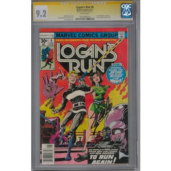 Logan's Run #6 CGC 9.2 (W) Stan Lee Signature Series *0253990018*