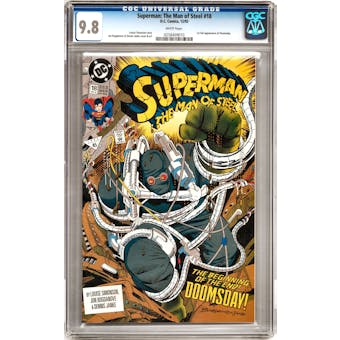 Superman: The Man of Steel #18 CGC 9.8 (W) *0258409010*