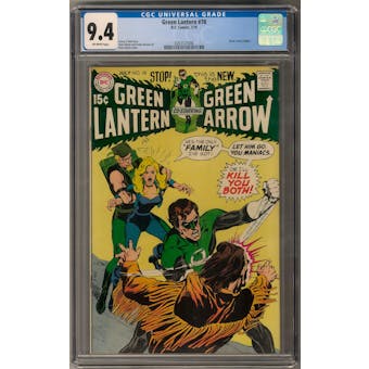 Green Lantern #78 CGC 9.4 (OW) *0263121006*