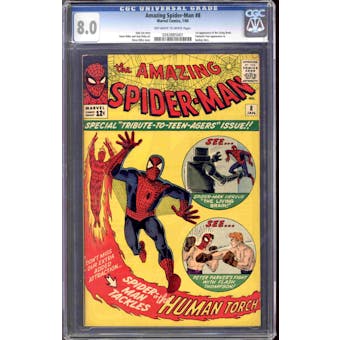 Amazing Spider-Man #8 CGC 8.0 (OW-W) *0263885001*