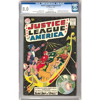 Justice League of America #3 CGC 8.0 (W) *0264507005*