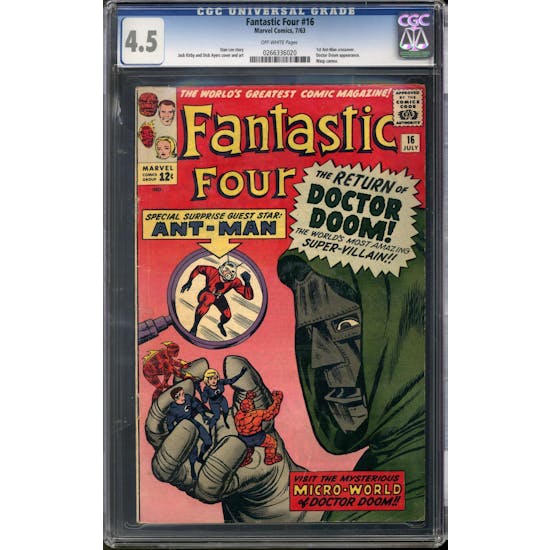 Fantastic Four #16 CGC 4.5 (OW) *0266336020*