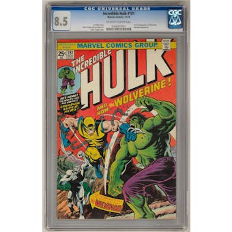 Incredible Hulk #181 CGC 8.5 (OW-W) *0266423001*