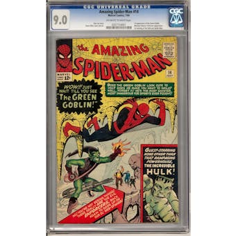 Amazing Spider-Man #14 CGC 9.0 (OW-W) *0267724001*