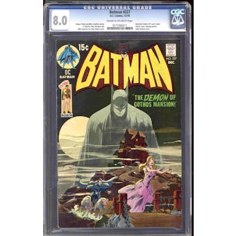 Batman #227 CGC 8.0 (C-OW) *0271066017* Classic Neal Adams Cover