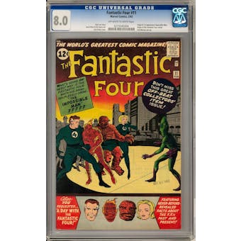 Fantastic Four #11 CGC 8.0 (OW-W) *0273345004*
