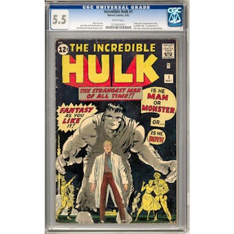 Incredible Hulk #1 CGC 5.5 (W) *0276455001*