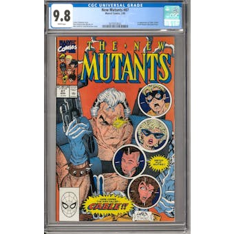 New Mutants #87 CGC 9.8 (W) *0279353023*