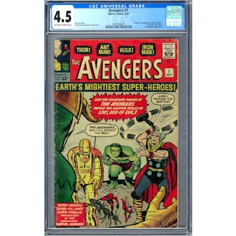 Avengers #1 CGC 4.5 (OW-W) *0285048003*