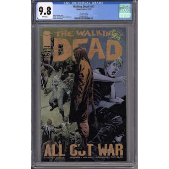 Walking Dead #117 CGC 9.8 (W) 2nd Printing *0288429025*