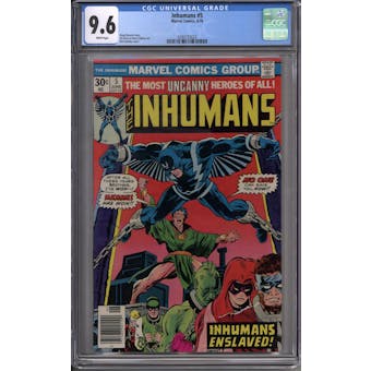 Inhumans #5 CGC 9.6 (W) *0290733023*