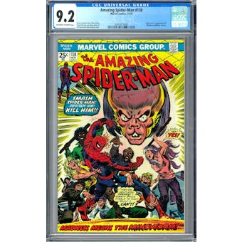 Amazing Spider-Man #138 CGC 9.2 (OW-W) *0291971008*