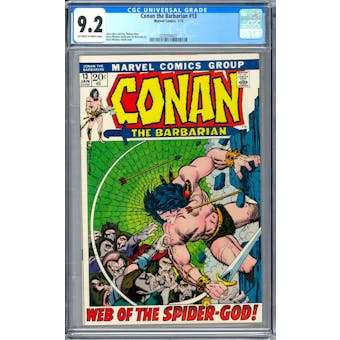 Conan the Barbarian #13 CGC 9.2 (OW-W) *0292950021*