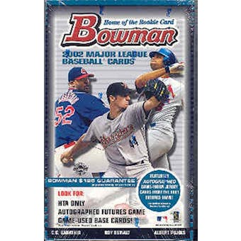 2002 Bowman Baseball Jumbo Box