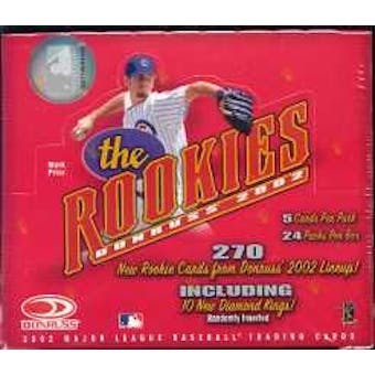 2002 Donruss The Rookies Baseball Hobby Box