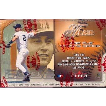 2002 Fleer Flair Baseball Hobby Box