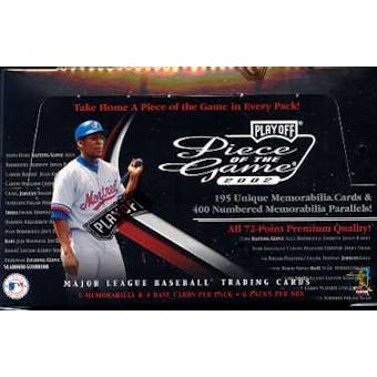 2002 Playoff Piece of the Game Baseball Hobby Box