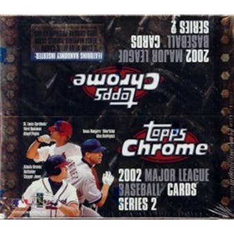 2002 Topps Chrome Series 2 Baseball 24 Pack Box