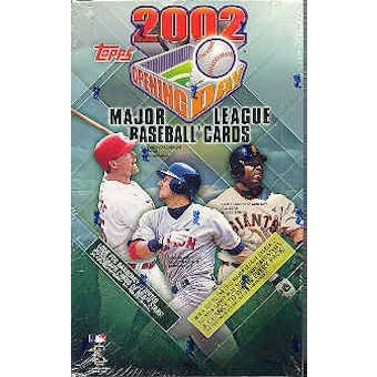2002 Topps Opening Day Baseball Hobby Box
