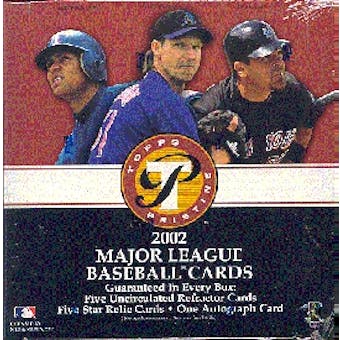 2002 Topps Pristine Baseball Hobby Box