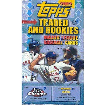 2002 Topps Traded & Rookies Baseball Hobby Box