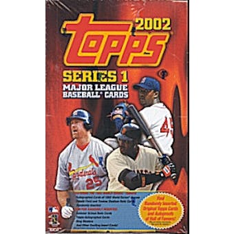 2002 Topps Series 1 Baseball Hobby Box