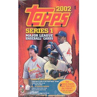 2002 Topps Series 1 Baseball 36 Pack Box