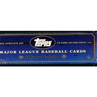 2002 Topps Baseball HTA Factory Set (Box) (Blue)