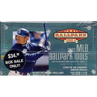 2002 Upper Deck BallPark Idols Baseball 24 Pack Hobby Box (w/o Bobber)