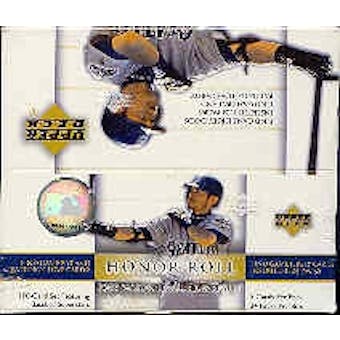 2002 Upper Deck Honor Roll Baseball 24 Pack Box