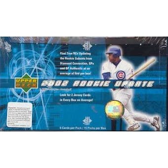2002 Upper Deck Rookie Update Baseball Hobby Box