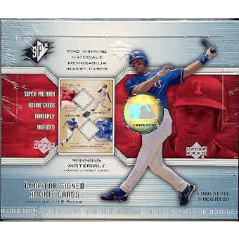 2002 Upper Deck SPx Baseball Hobby Box