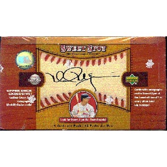 2002 Upper Deck Sweet Spot Baseball Hobby Box