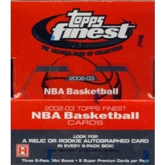 2002/03 Topps Finest Basketball Hobby Box