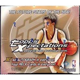2002/03 Topps Xpectations Basketball Hobby Box