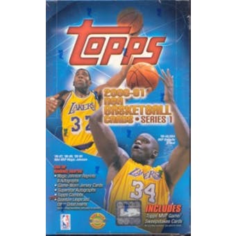 2000/01 Topps Series 1 Basketball Jumbo Box